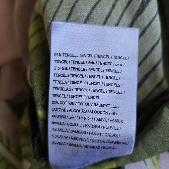 Farm Rio Banana Leaves V-Neck Mini Dress - Picture 14 of 14